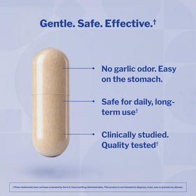 Kyolic Aged Garlic Extract 300 capsules sur un fond neutre