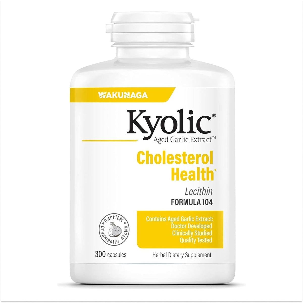Kyolic Ail Vieilli 300 Capsules - vue de face