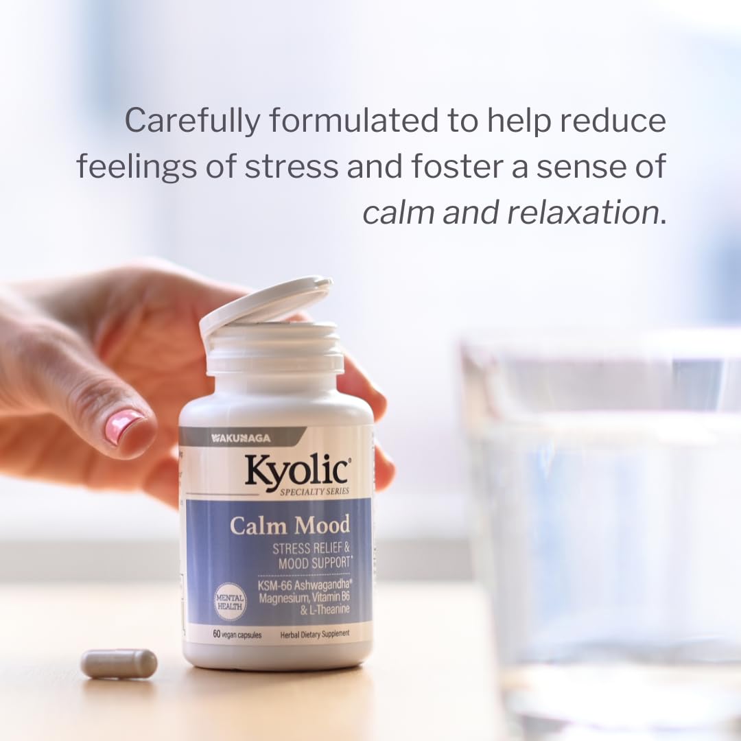 Kyolic Calm Mood 60 capsules avec étiquette visible