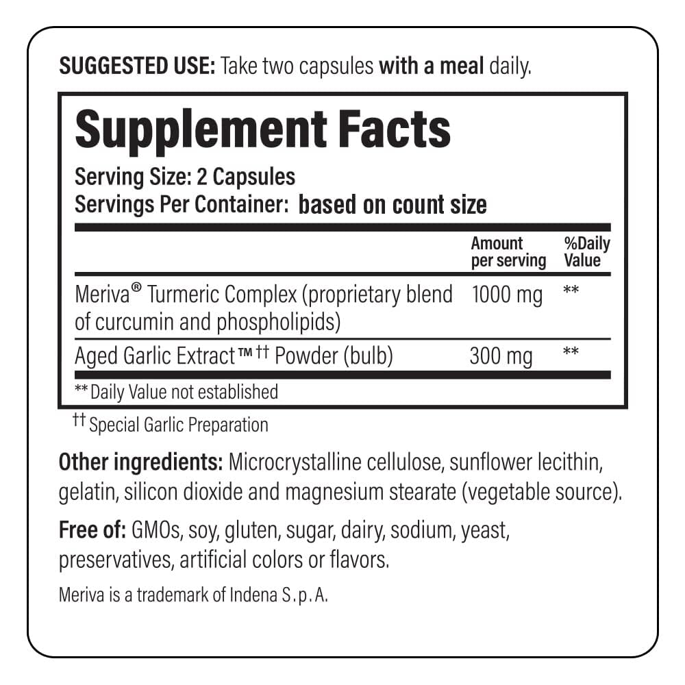 Kyolic Complément Alimentaire 150 Capsules arrière avec informations