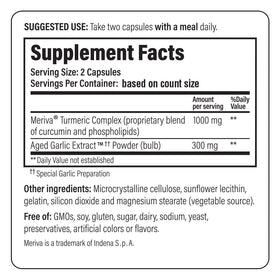 Kyolic Complément Alimentaire 150 Capsules arrière avec informations