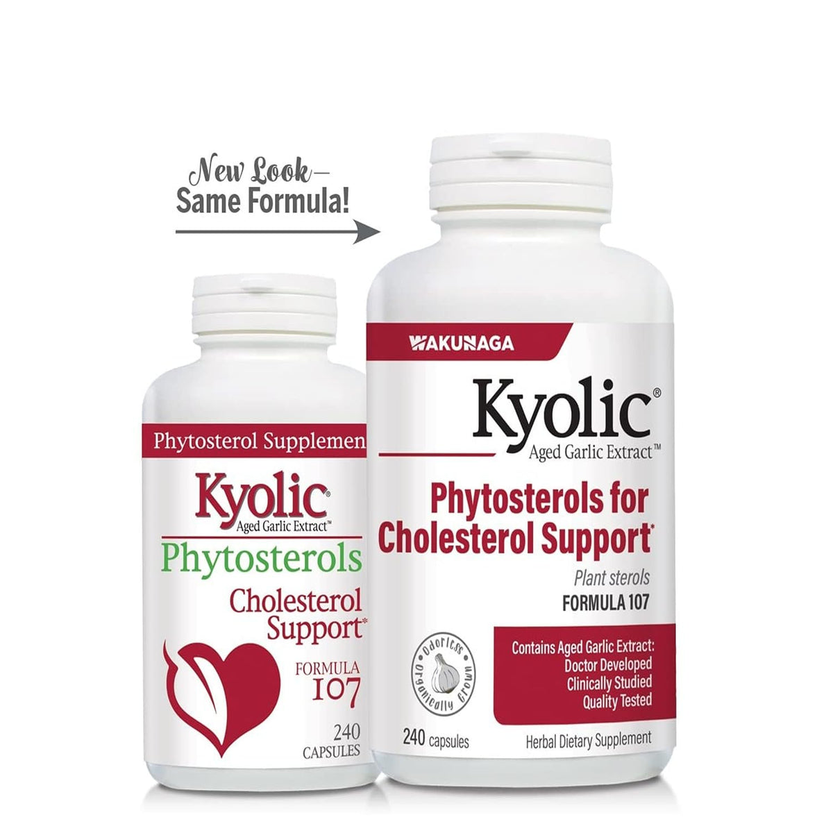 Kyolic Complément Alimentaire Formule 107 240 capsules dans leur emballage