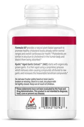 Kyolic Complément Alimentaire Formule 107 capsules sur une table
