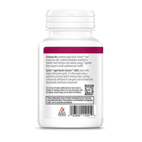 Kyolic CoQ10 Formule 110 étiquette arrière