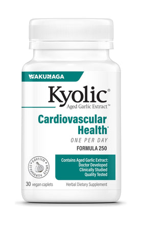 Kyolic Extrait de Ail Vieilli 250 Formule, boîte de 30 comprimés végétaliens