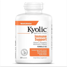 Kyolic Extrait de Ail Vieilli 300 Capsules, vue de face