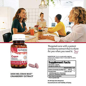 Kyolic Kyo-Dophilus Cran+ Probiotique 60 Capsules avec extrait de canneberge