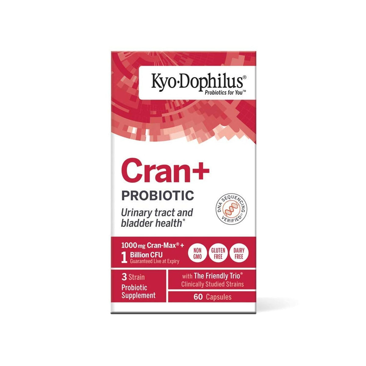 Kyolic Kyo-Dophilus Cran+ Probiotique 60 Capsules côté