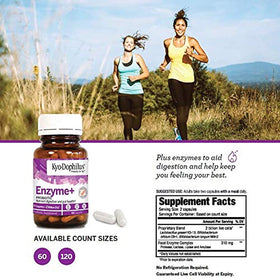 Kyolic Kyo-Dophilus Enzymes+ Probiotique 60 capsules arrière