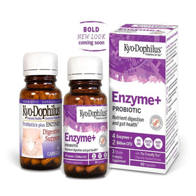 Kyolic Kyo-Dophilus Enzymes+ Probiotique 60 capsules avec des ingrédients