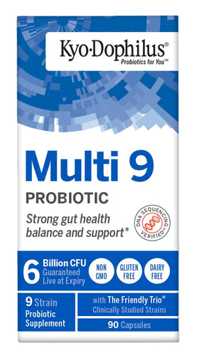Kyolic Kyo-Dophilus Multi 9 Probiotique 90 Capsules vue de côté