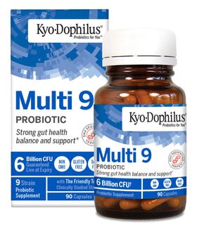 Kyolic Kyo-Dophilus Multi 9 Probiotique 90 Capsules vue de face