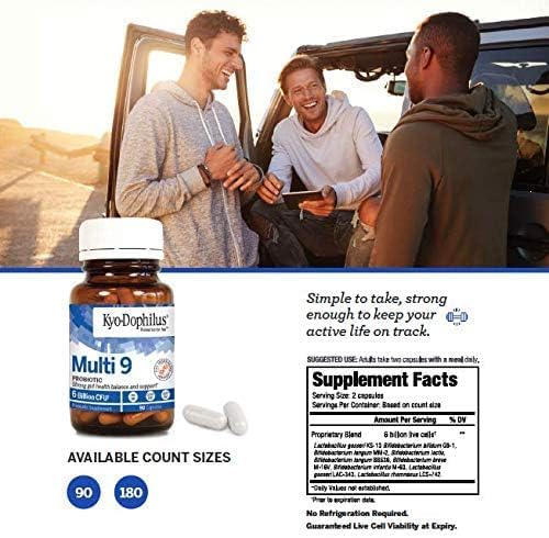 Kyolic Kyo-Dophilus Multi 9 Probiotique avec des ingrédients