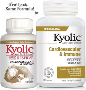 Kyolic Kyolic Reserve 118g, informations nutritionnelles sur l'emballage