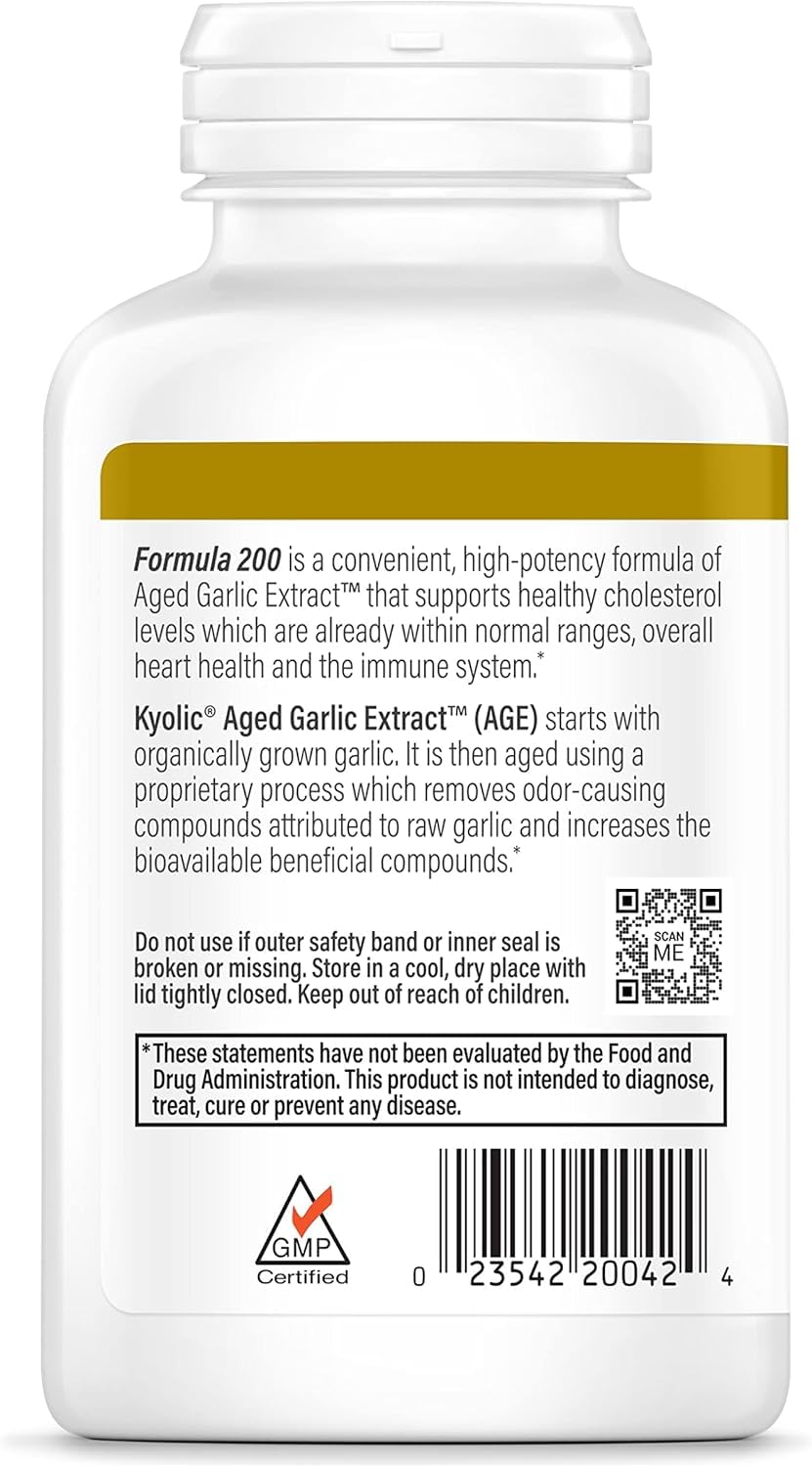 Kyolic Kyolic Reserve 118g, vue de côté montrant les dimensions