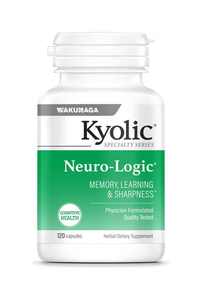 Kyolic Neuro-Logic 120 gélules vue avant du flacon