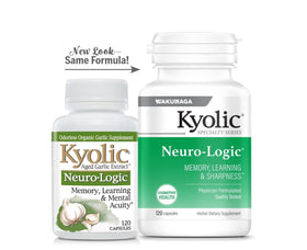 Kyolic Neuro-Logic gélules avec un plat de repas