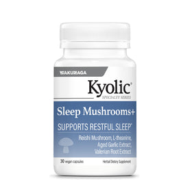 Kyolic Sleep Mushrooms+ 30 capsules vue de face