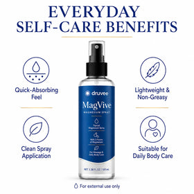 KYZTMHC MagVive Spray de Magnésium sur un bureau