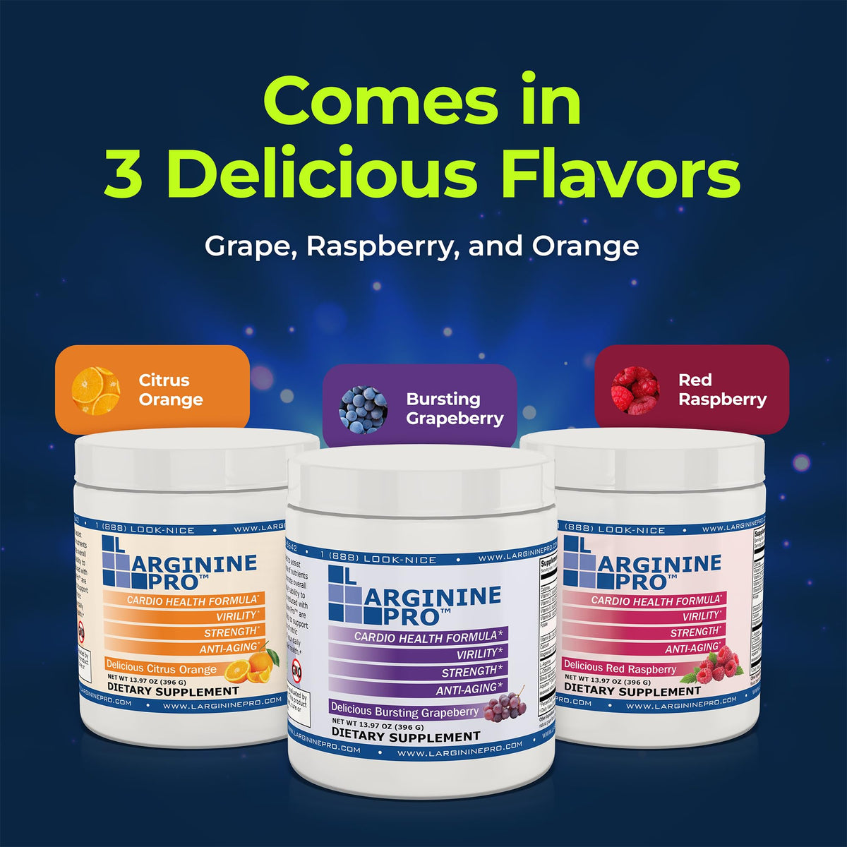 L-ARGININE PRO Complément Alimentaire en poudre saveur Orange
