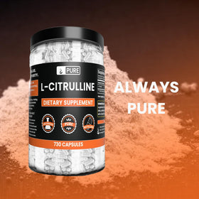 L-Citrulline PURE ORIGINAL INGREDIENTS, vue latérale