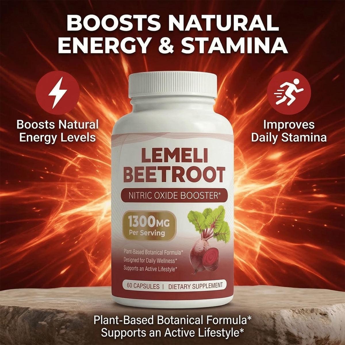 L'emballage de LEMELI BEETROOT sur une table avec des légumes