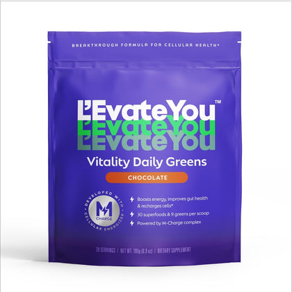 L'Evate You Vitality Daily Greens Poudre Chocolat 200g vue de face