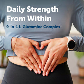 L-Glutamine+ Advanced de Micro Ingredients, 240 capsules végétariennes