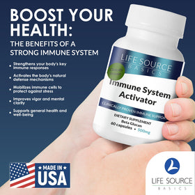 L LIFE SOURCE BASICS Complément Alimentaire 60 Capsules 500 mg - étiquette du produit