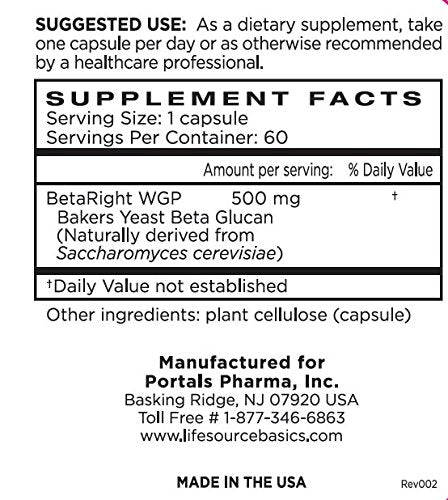L LIFE SOURCE BASICS Complément Alimentaire 60 Capsules 500 mg - vue en lifestyle