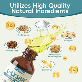 L-Lysine Liquide pour Chats 60ml en utilisation avec de la nourriture