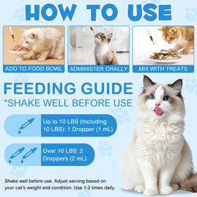 L-Lysine pour Chats gouttes avec bouchon doseur