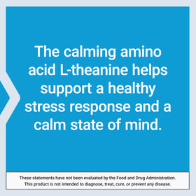 L-Theanine 200 mg de Life Extension, flacon avec bouchon