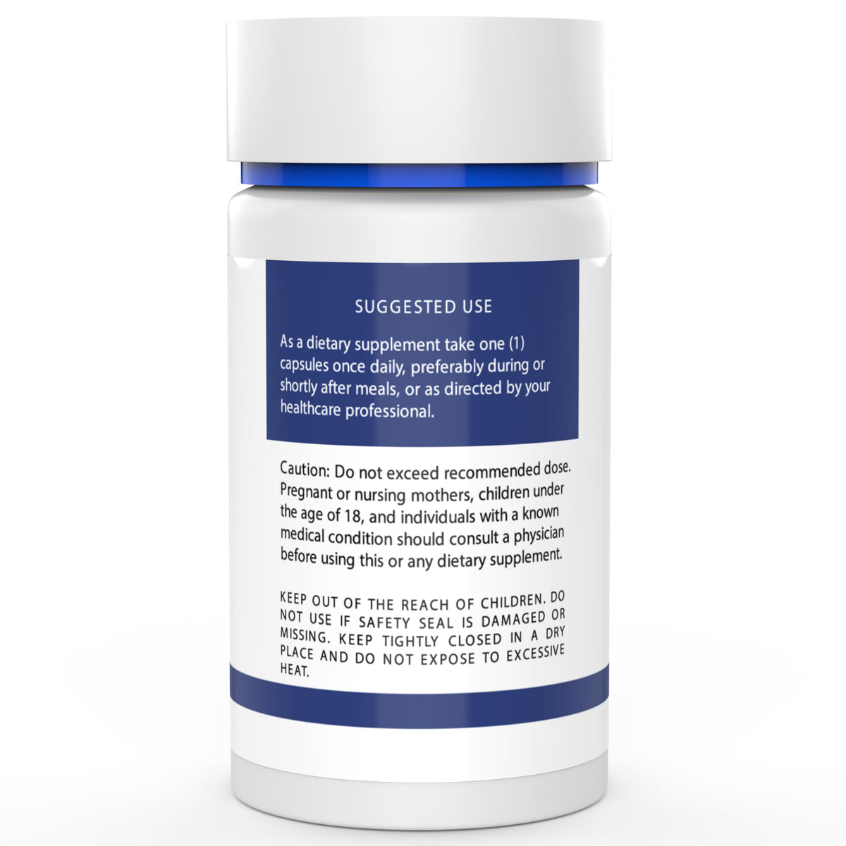 Lab Tested Supplements Spermidine 3HCL 10mg capsules vue de côté