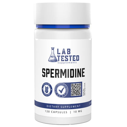 Lab Tested Supplements Spermidine 3HCL 120 capsules emballage avant