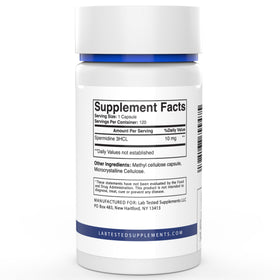 Lab Tested Supplements Spermidine 3HCL capsules à l'intérieur de l'emballage