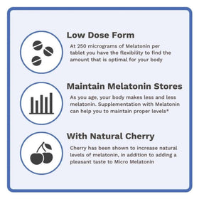 Label de la bouteille de Melatonine Utzy Naturals