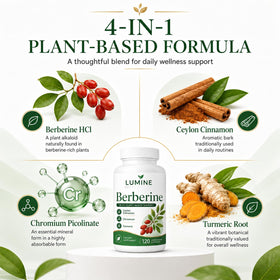 Label du flacon de capsules de berbérine Grow Spark