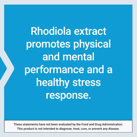 Label du flacon de Life Extension Rhodiola Extract 250 mg