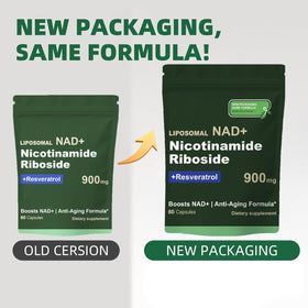 Label du produit Quackiki NAD Resveratrol 900 MG