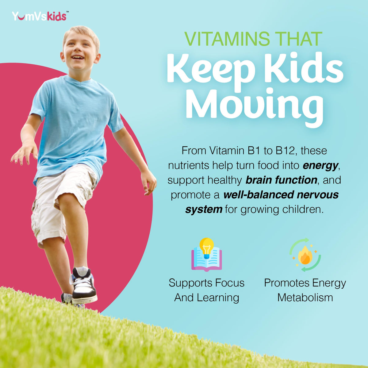 Label Kosher et Halal sur la bouteille de YUM-V'S Multivitamines
