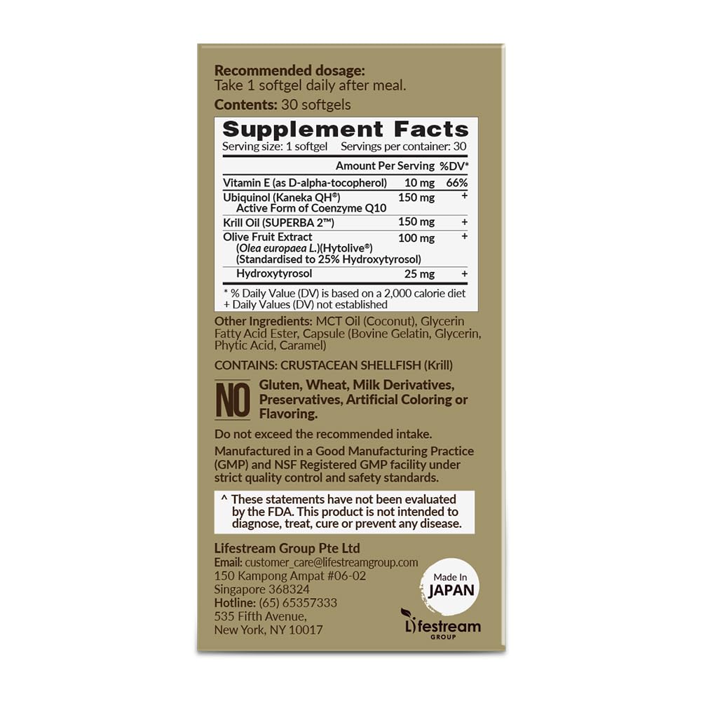 LABO Nutrition CardioREGAIN EX CoQ10 150mg gélules avec fruits