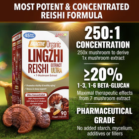 LABO Nutrition Champignon Ultra Reishi 109g étiquette détaillée