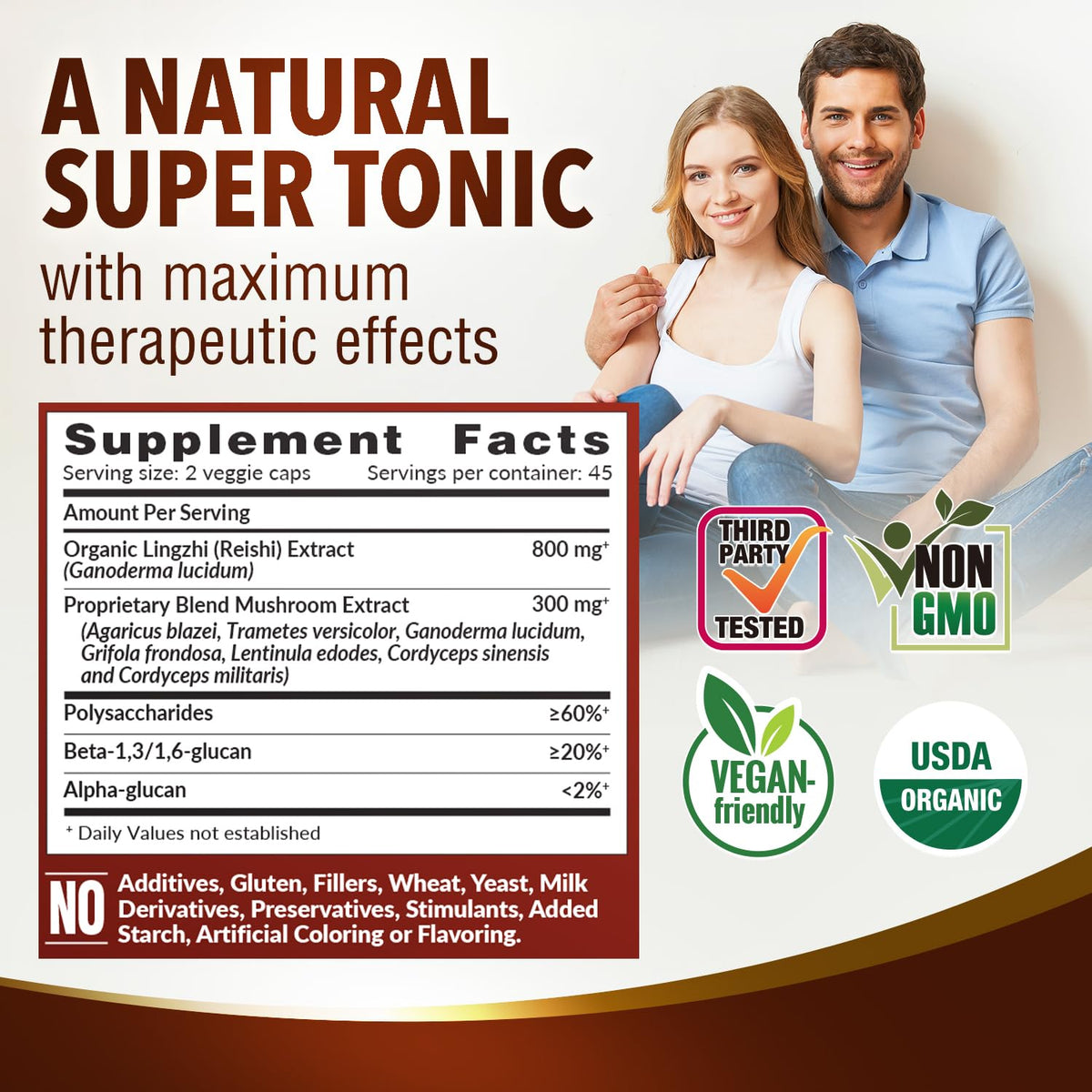 LABO Nutrition Champignon Ultra Reishi 109g vue avec d'autres champignons