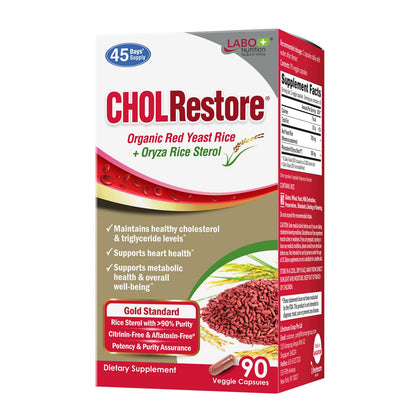 LABO Nutrition CHOLRestore Riz Rouge Phytostérol 120g - vue de face
