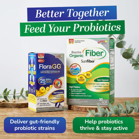 LABO Nutrition FloraGG probiotic capsules in a family setting