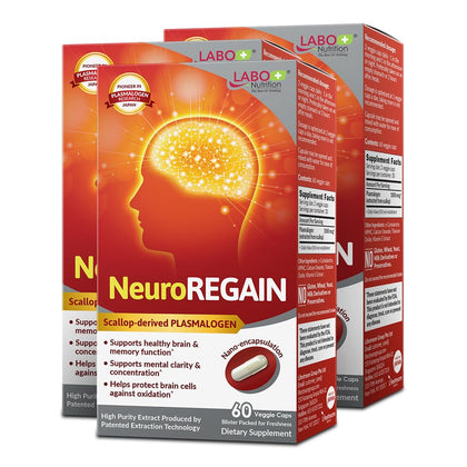 LABO Nutrition NeuroREGAIN Plasmalogen 3 Pack vue de face