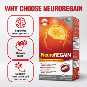 LABO Nutrition NeuroREGAIN Plasmalogen 41g arrière vue