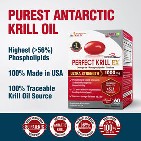LABO Nutrition Perfect Krill EX 1000mg gélule arrière
