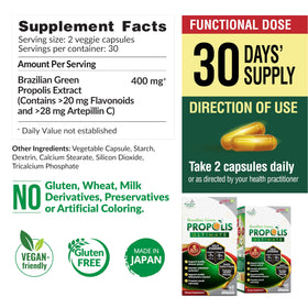 LABO Nutrition Propolis Vert Brésilien capsules dans blister
